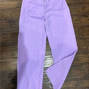 SHEIN Lavender Straight Leg Jeans
